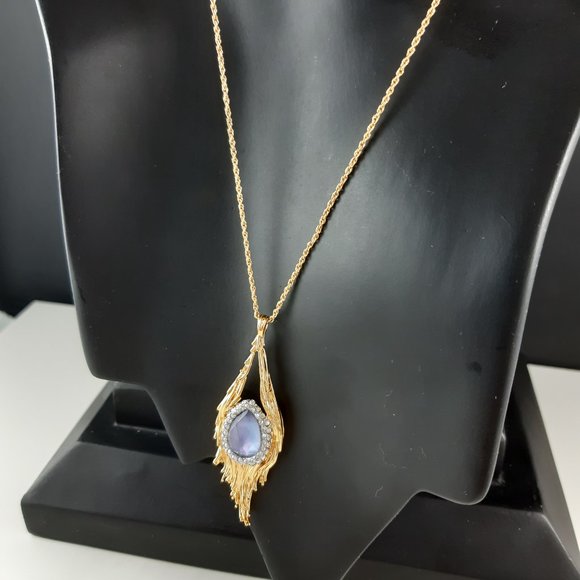 Retired Alexis Bittar Set Necklace Pendant and Drop Earrings with Amethyst - Picture 3 of 13